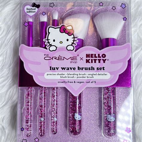 Hello Kitty X Cream Luv Wave Brush Set Brand New Depop