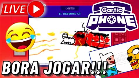 Bora Jogar Um Gartic Phone Ao Vivo Os Inscritos Youtube