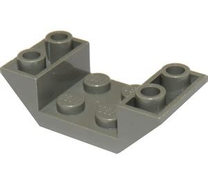 Lego Dark Gray Slope X Double Inverted With Open Center