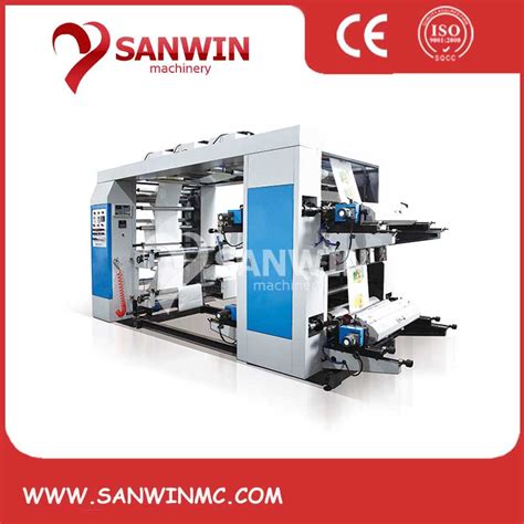 Four Color Flexographic Printer Machine Flexographic Printing Machine