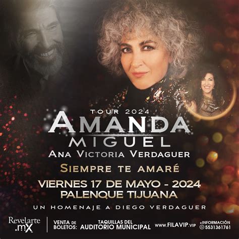 Amanda Miguel Y Ana Victoria Verdaguer En Tijuana Tijuana