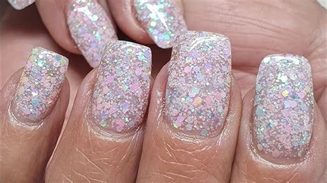 Sparkle Like A Star With These Silver Ombre Acrylic Nails Get The Look Now