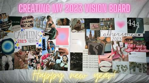 My 2023 Vision Board YouTube