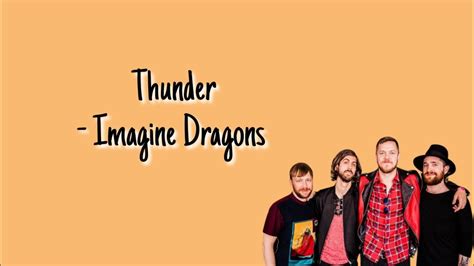 Imagine Dragons Thunder Thunder Song Lyrics Imagine Dragons Songs A2z Lyrics Youtube