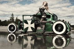 Posing Rat Rod Girls Car Girls Pin Up Girls Hot Rods Muscle Cars Traditional Hot Rod Rat