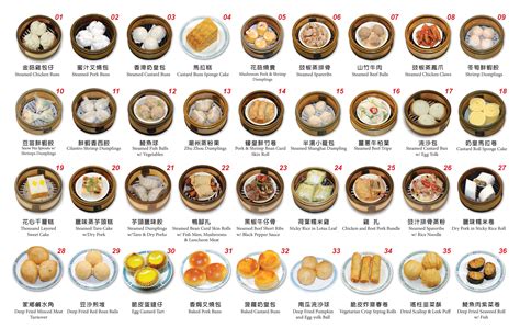 Dim Sum Menu