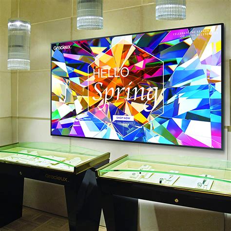 Buy Samsung Qb R Inch K Uhd Led Commercial Signage Display For