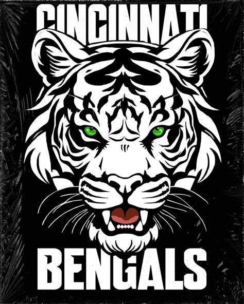 Modernized Cincinnati Bengals "White Tiger" logo | Cincinnati bengals, Bengals football, Bengals