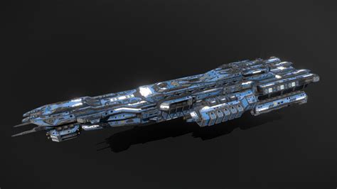 Scifi Dreadnought Nemesis - Buy Royalty Free 3D model by MSGDI [48735b7 ...