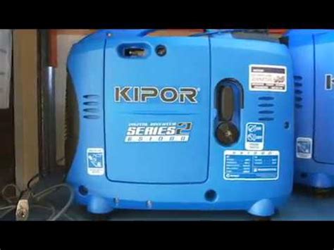 1kVA Kipor Inverter Camping Generator GS1000 YouTube