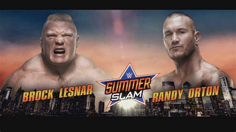 Es Oficial Brock Lesnar Vs Randy Orton En Summerslam Superluchas