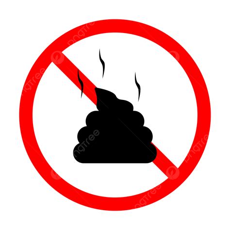 No Poop Icon No Poop No Pooping Sign Png And Vector With Transparent