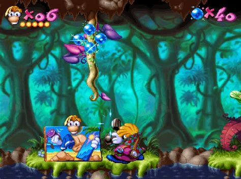 shadow game: Rayman 1 - Full Review (MS-DOS and PS1 game)