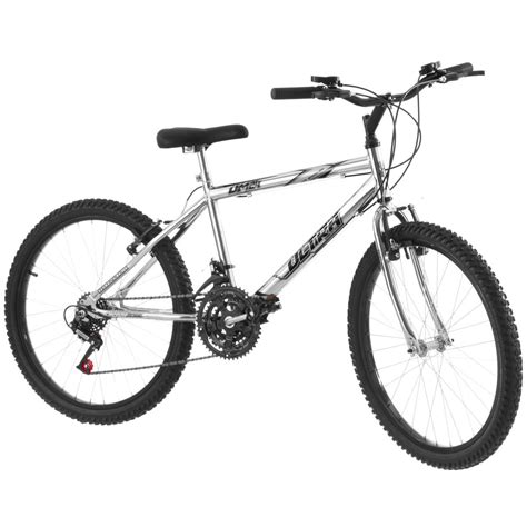 Bicicleta Aro 24 18 Marchas Cromada Chrome Line Pro Tork Ultra Loja