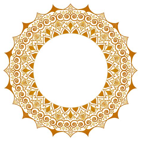 Golden Luxury Frame Vector PNG Images Luxury Golden Circle Frame