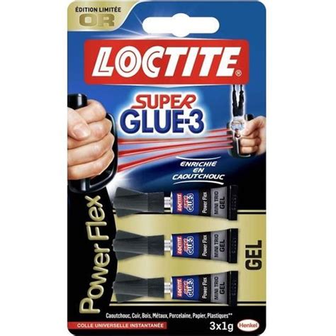 Colle Loctite Super Glue Power Flex Mini Tubes X G Colle