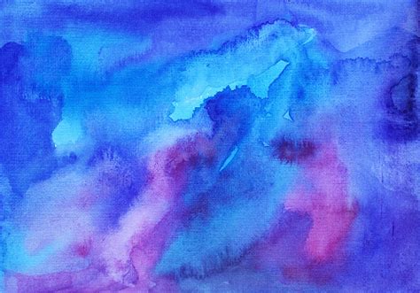 Abstract Blue Watercolor Background Stock Illustration - Download Image ...