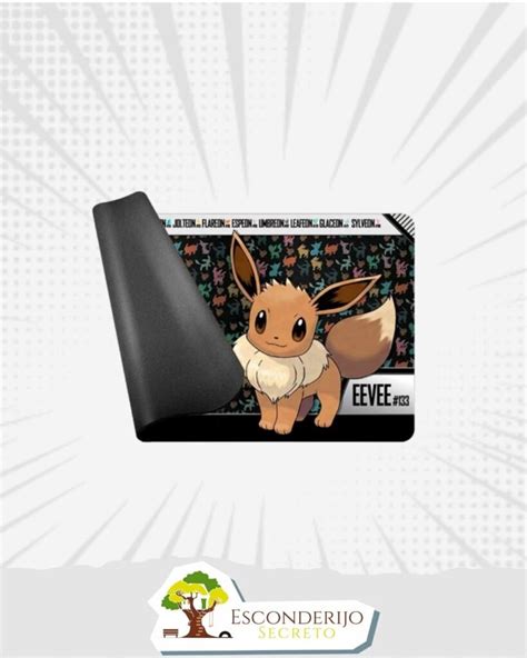 Play Mat Ultra Pro Pok Mon Eevee Esconderijo Secreto Seu Santu Rio