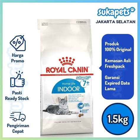 Jual Royal Canin Indoor Makanan Kucing Dewasa Senior Dry Kg