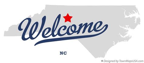 Map of Welcome, NC, North Carolina