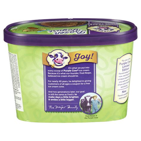 Purple Cow Chocolate Denali Chocolate Moose Tracks Frozen Yogurt 48 Oz