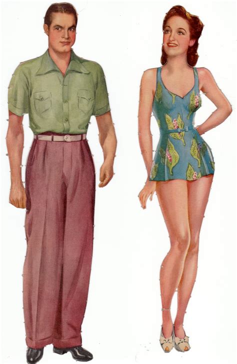 Paper Dolls From The 1940s