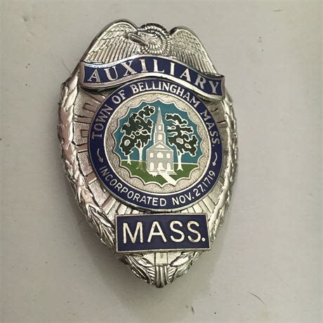 Collectors-Badges Auctions - Bellingham Massachusetts Auxiliary Police ...