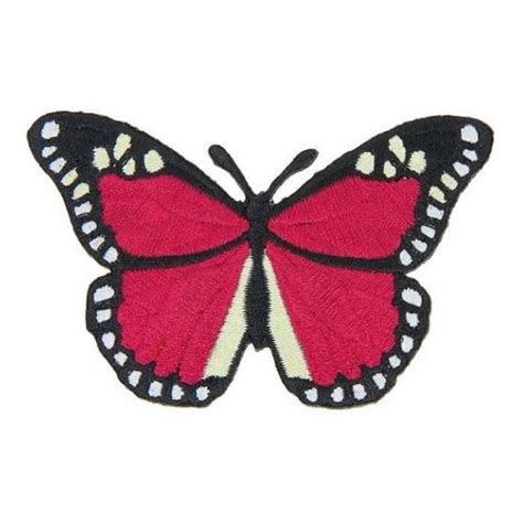 Patch Ecusson Thermocollant Papillon Rose 6 X 8 50 Cm Cdiscount Beaux