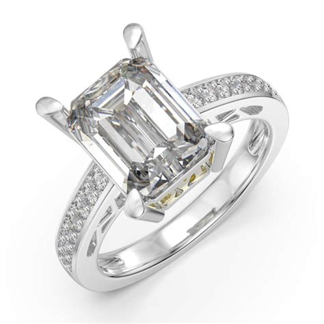 Moissanite Engagement Rings Affordable Prices FARUZO