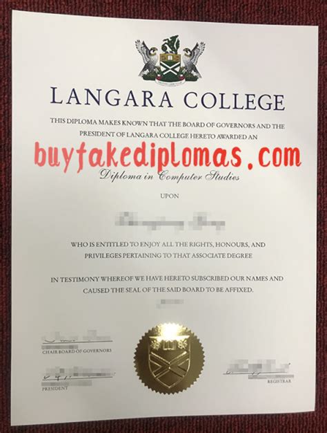 Where Can I Buy Fake Langara University Diploma Buy Fake Diplomas