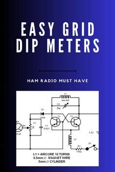 Grid Dip Meters For Ham Radio Ham Radio Electronic Circuit Design