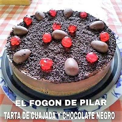 Tarta De Cuajada Y Chocolate Negro Elbullirdeagus