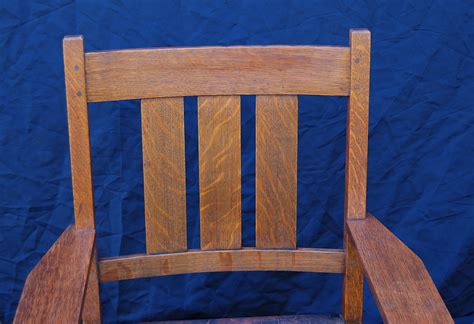 Voorhees Craftsman Mission Oak Furniture Vintage Gustav Stickley