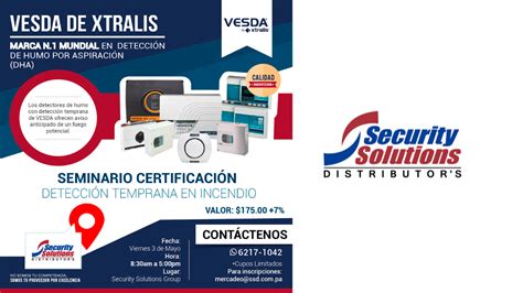 Seminario Certificaci N En Sistema De Detecci N Temprana Vesda