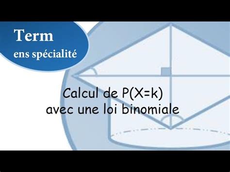 Calcul De P X K Avec Une Loi Binomiale YouTube