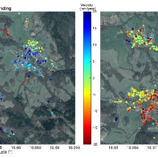 Deformation Maps With Mean Los Velocities Obtained By Ps Insar Analysis