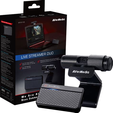 Avermedia Live Streamer Duo Webcam Bundle Bo D Best Buy