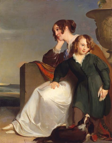 Mother And Son By Thomas Sully As Art Print Canvastar