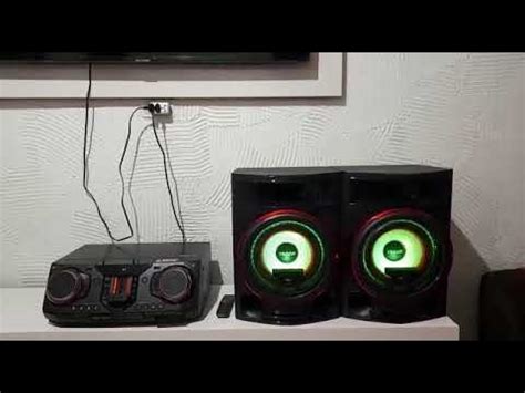 mini system LG CL 87 DE 2350 WTS RMS tocando alto nivil - YouTube