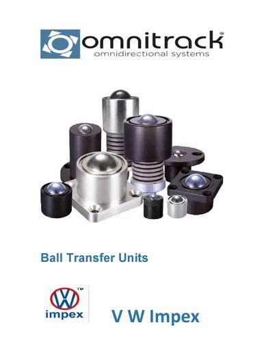 Omnitrack Ball Transfer Units At ₹ 1500pcs Manimajra Id 20297688930