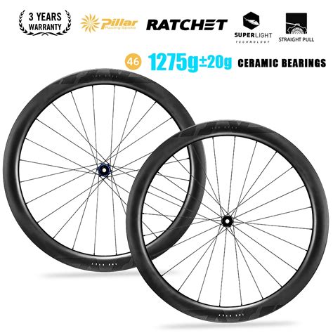 Ryet Super Light Road Carbon Disc Brake Ratchet T Hub Bicycle Wheel