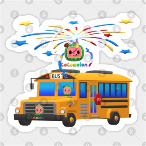 Cocomelon School Bus Clip Art