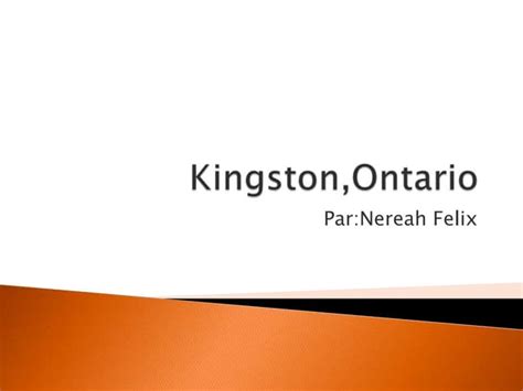 Kingstonontario Ppt