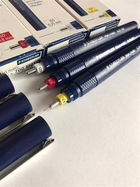 Kit De 3 Estilografos Staedtler Recargables 018 025 035 Mercado