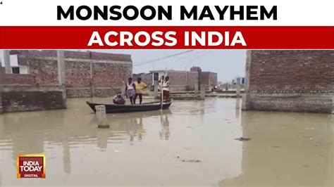 Monsoon Mayhem Heavy Rains Disrupt Life In UP Maharashtra And Other