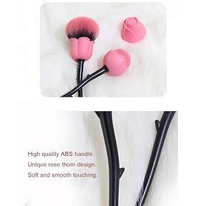 Amazon Coshine Pro Enchanted Rose Flower Makeup Brushes For