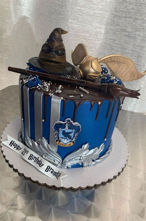 25 Ravenclaw Golden Snitch Harry Potter Birthday Cake Planning A