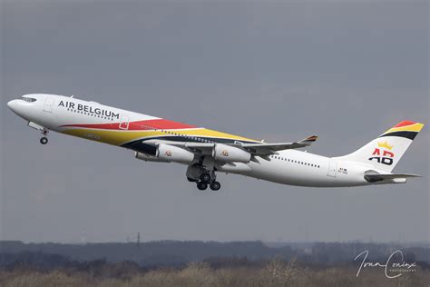 First Commercial Flight Of Air Belgium Aircraft