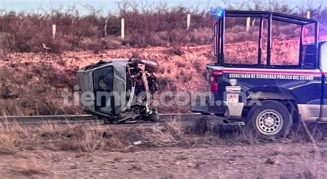 Murió Hombre En Fatal Volcadura En La Vía Corta A Parral Una Herida