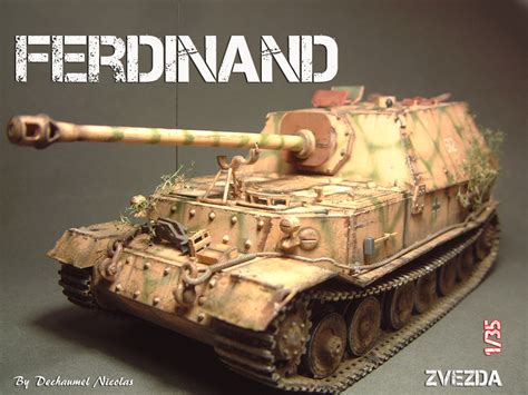 Sd Kfz 184 Ferdinand 1 35e Zvezda